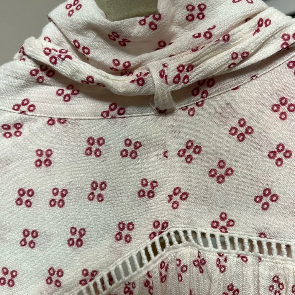 Cotton top with batik print - Picture 6 of 8